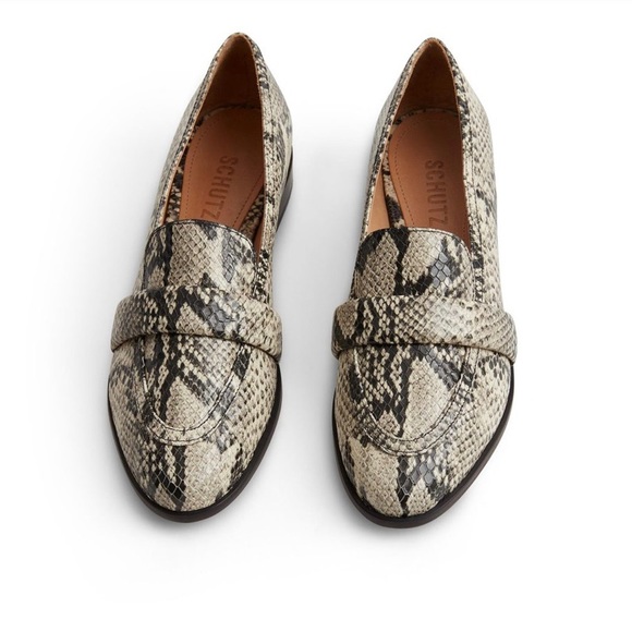 SCHUTZ Natural Snake Flats - Picture 2 of 5
